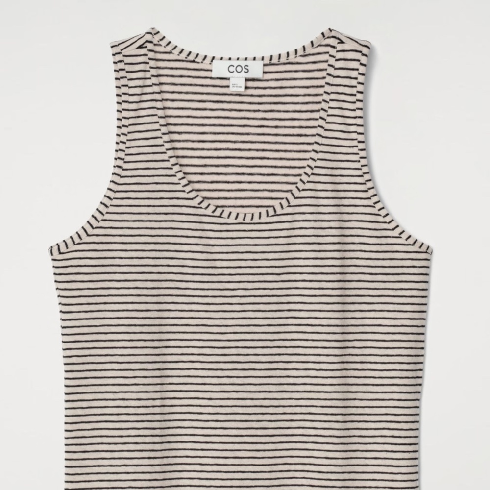 COS cotton linen tank top